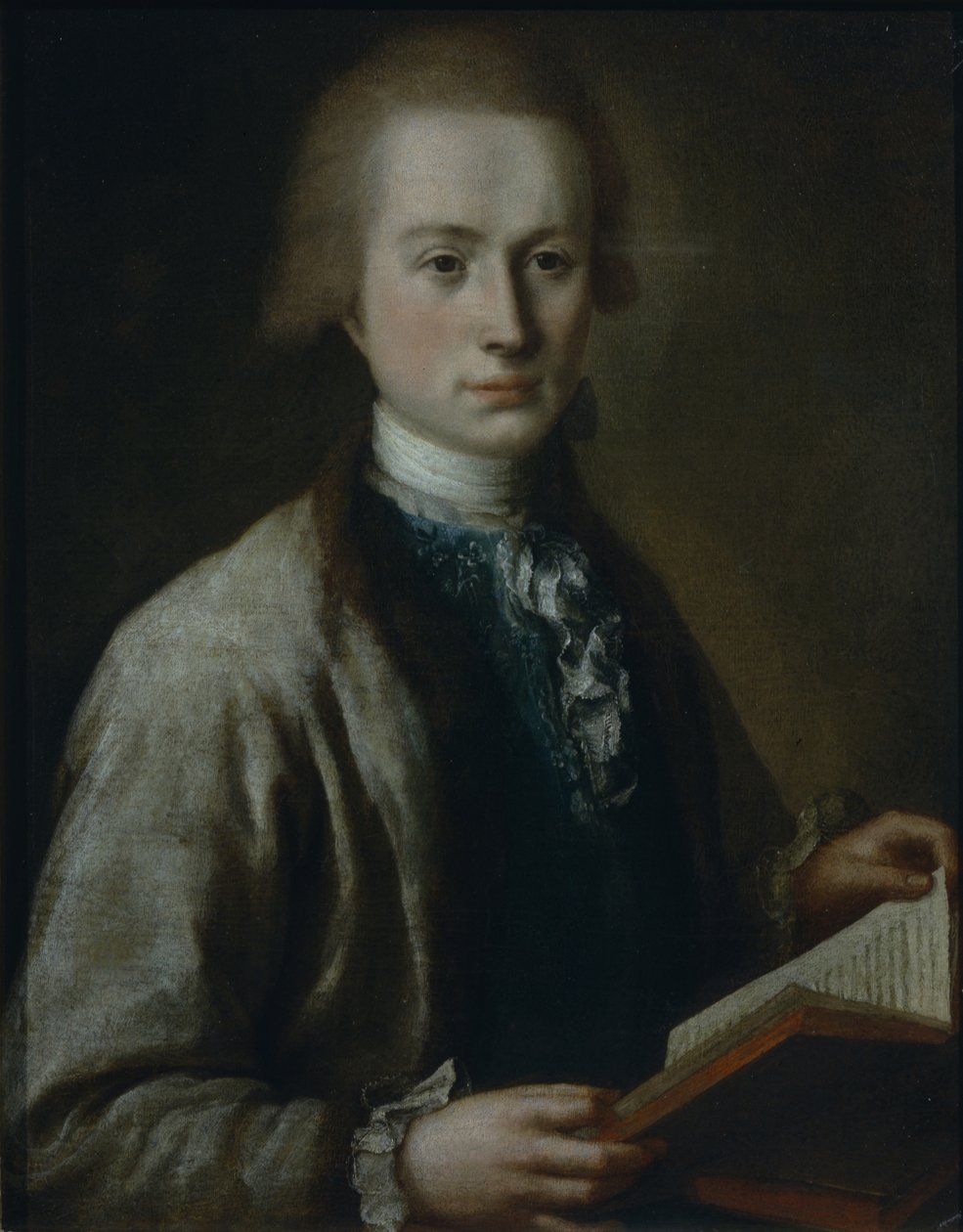 Portrait of Alexei Grigoryevich Spiridov 1753-1828, 1772 by Mikhail Shibanov