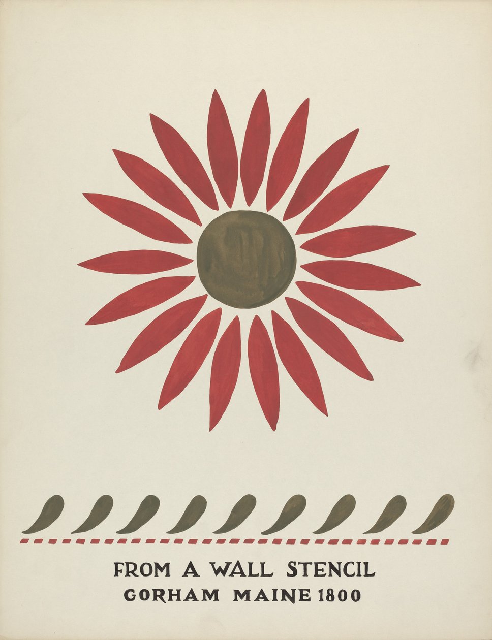 Design from Gorham, Maine 1800: from Proposed Portfolio 