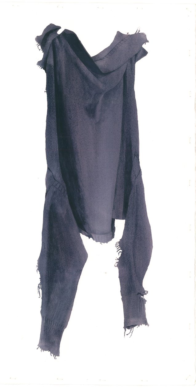 Moth-eaten Guernsey Left-side, 2003 by Miles Contemporary Artist Thistlethwaite