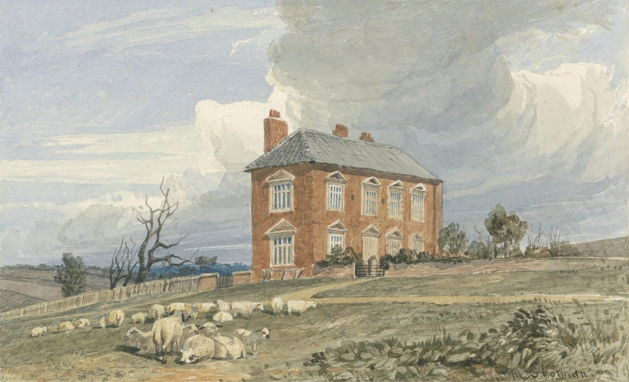 Irmingland Hall, Norfolk by Miles Edmund Cotman
