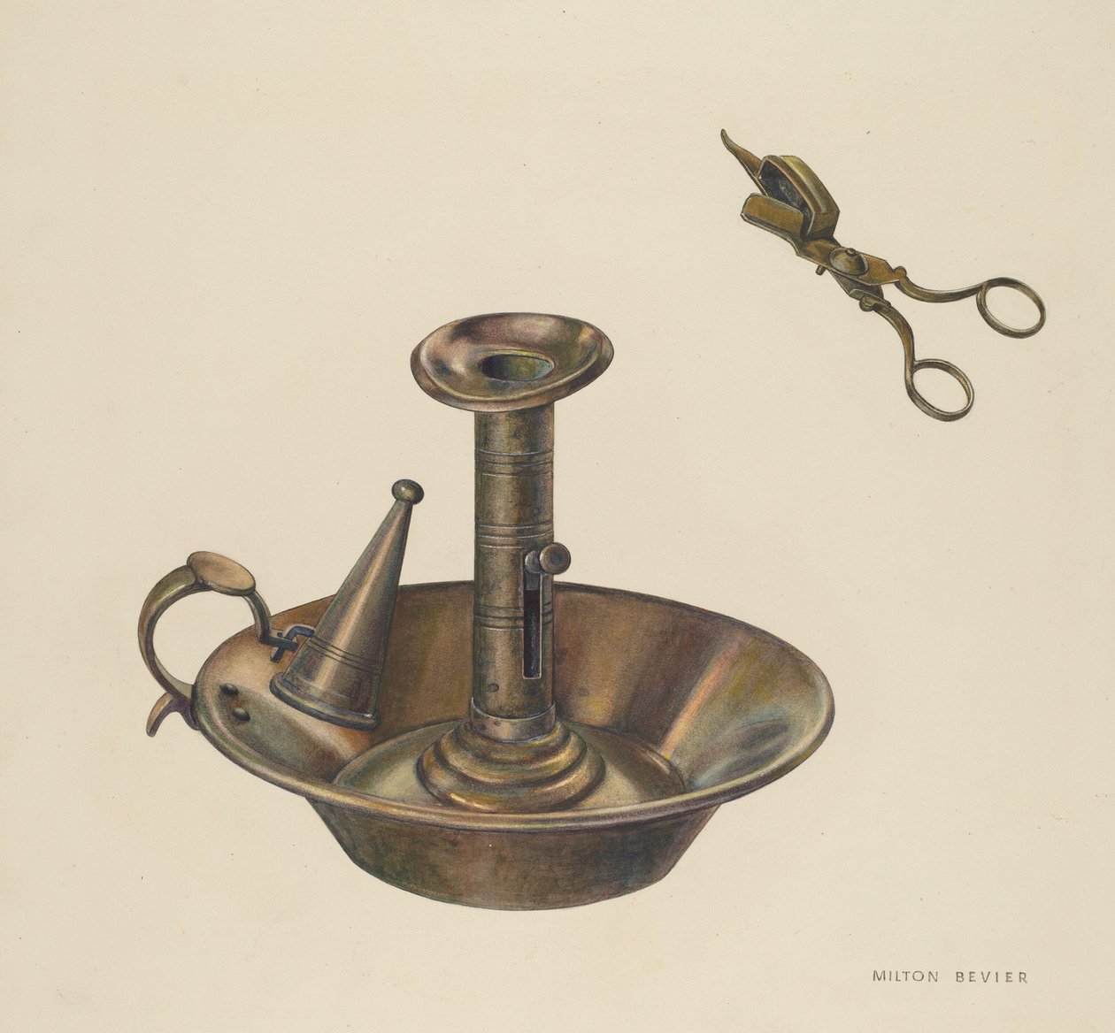 Candlestick by Milton Bevier