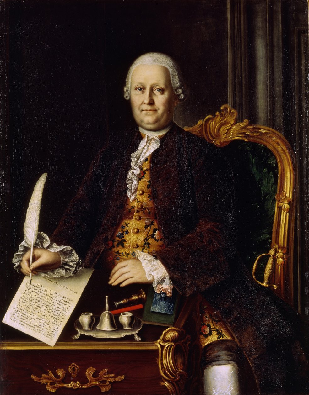 Portrait of Savva Yakovlevich Yakovlev 1713-1784, 1767 by Mina Lukich Kolokolnikov