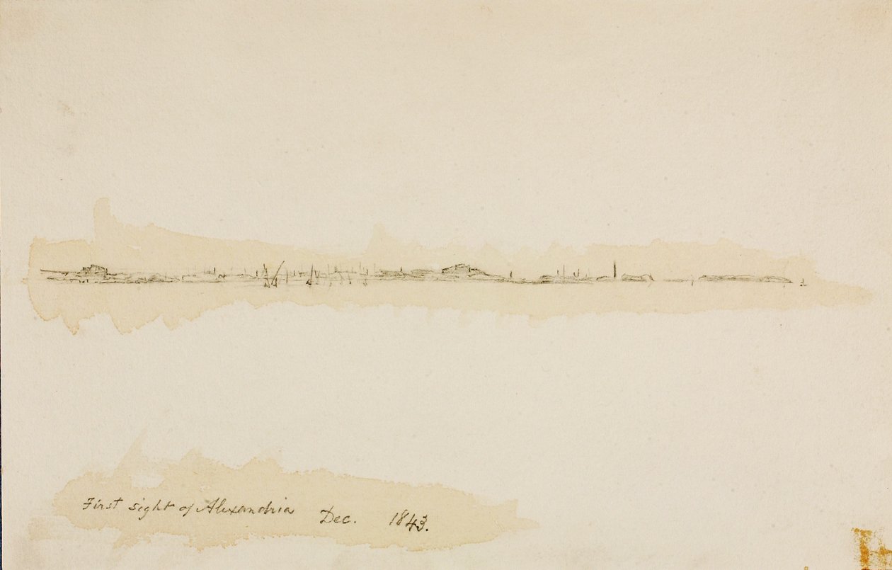 First Sight of Alexandria by Miner Kilbourne Kellogg