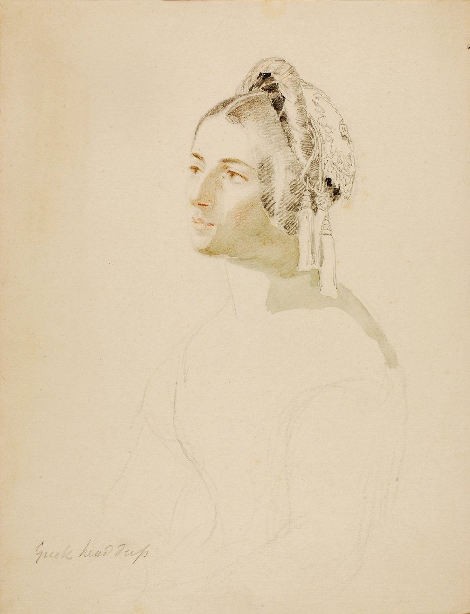 Greek Headdress by Miner Kilbourne Kellogg