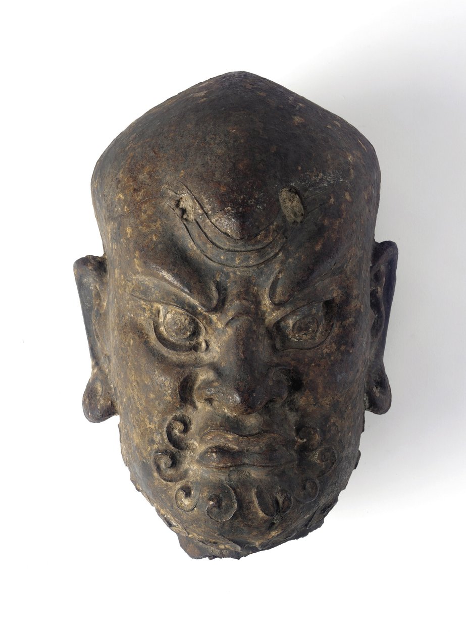 Head of a Deity by Ming Dynasty Chinese School