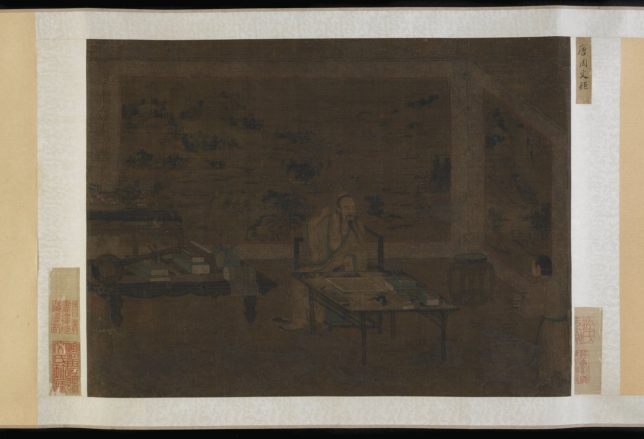 Man Cleaning His Ear by Ming Dynasty Chinese School