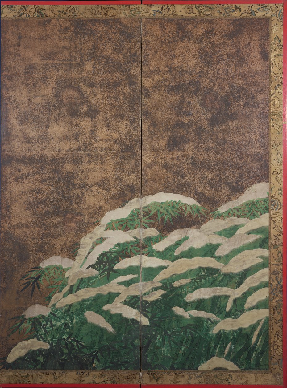 Bamboo in the snow, c.1600 by Mitsuyoshi Tosa