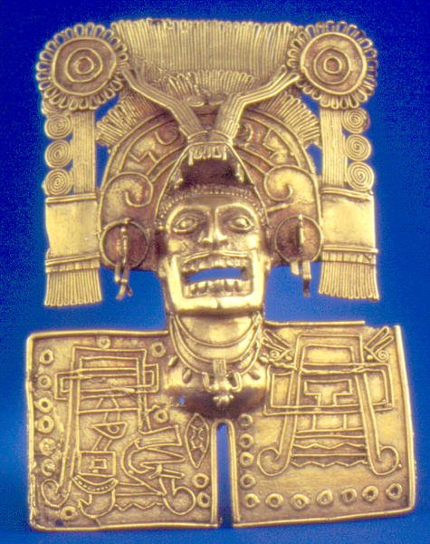 Mictlantecutl Pectoral by Mixtec: Premium art reproduction