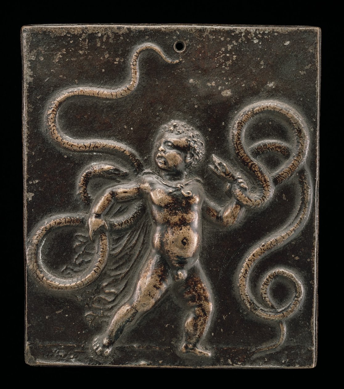 The Infant Hercules Strangling the Serpents by Moderno