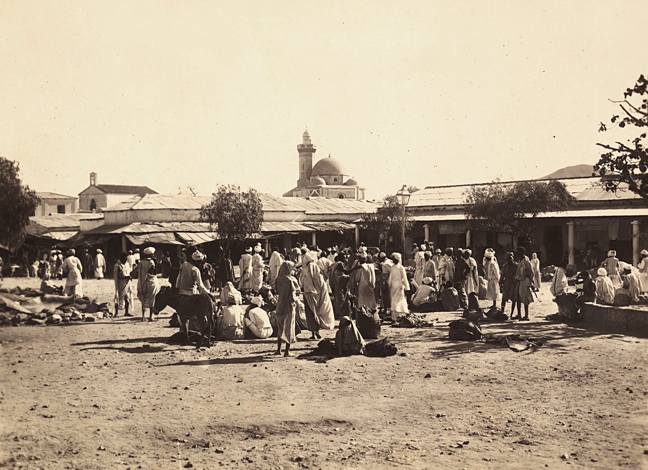 Building an Empire in the Fascist age: market square in Cheren, 09/05/1936 by Modestino Baldinetti