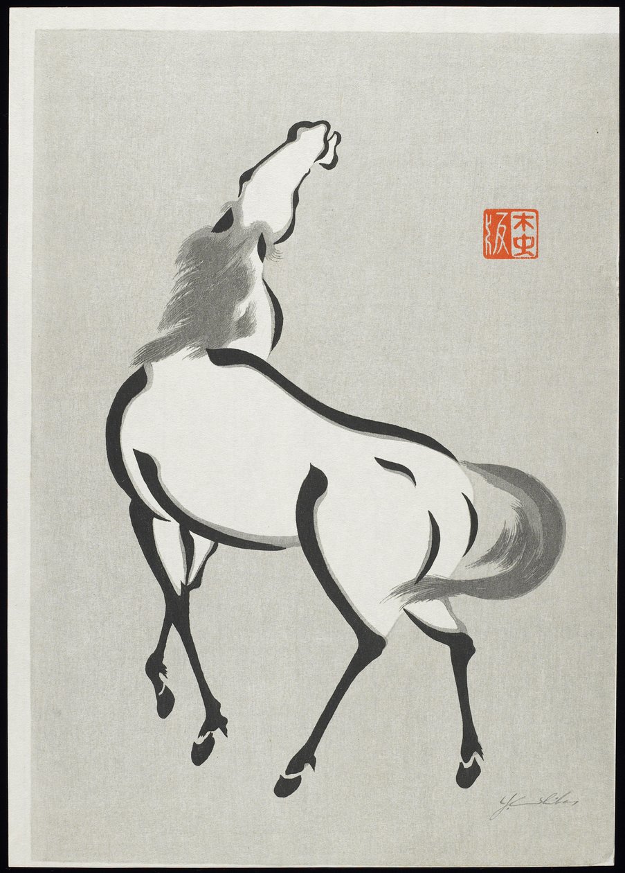 Horse by Mokuch? Urushibara