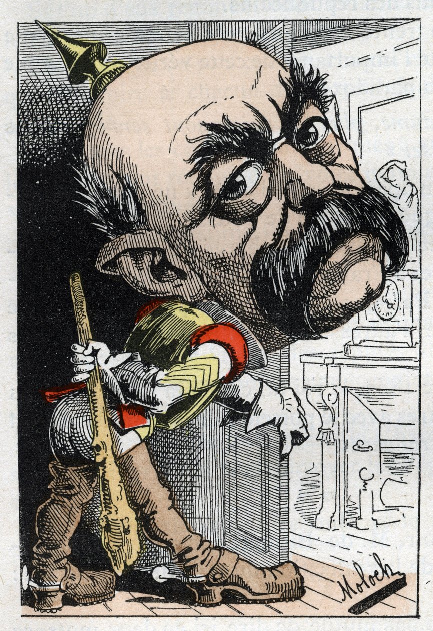 Portrait of Otto Von Bismarck (1815-1898), Chancellor of Prussia by Moloch