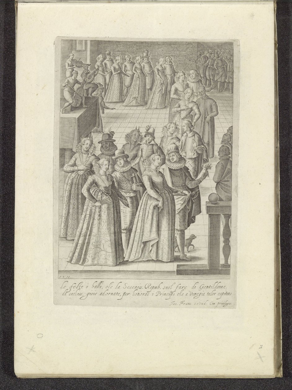 Venetian Ball by Monogrammist LVH (possibly)