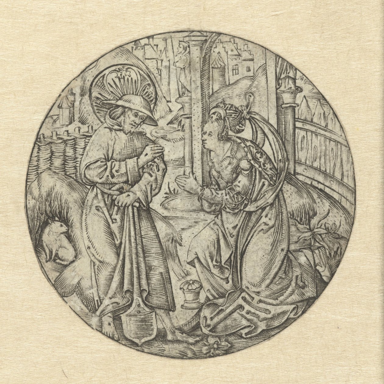 Christ Appears to Mary Magdalene (Noli me tangere) by Monogrammist S