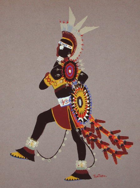 Warrior in Black by Monroe Tsatoke