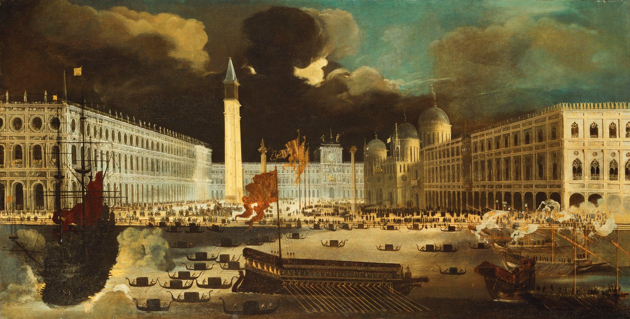 A Capriccio of San Marco from the Bacino on Ascension Day