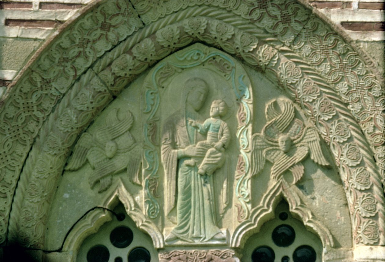 Madonna and Child, (Detail) by Morava School