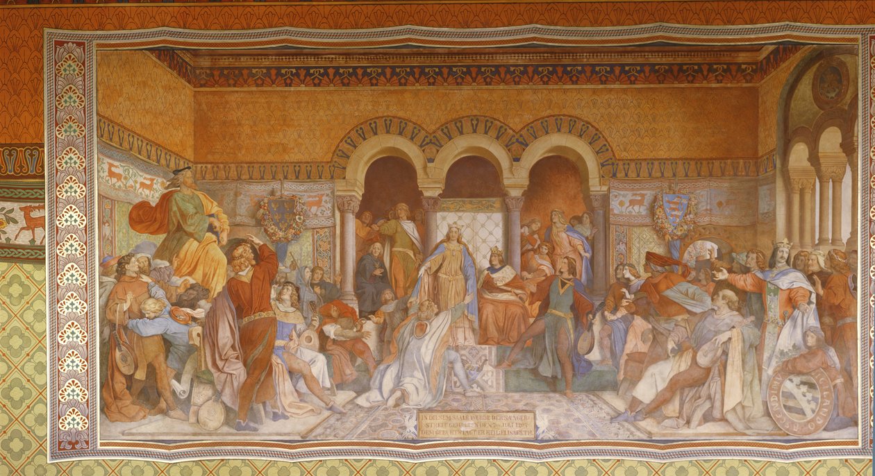Der Saengerkrieg by Moritz Ludwig von Schwind