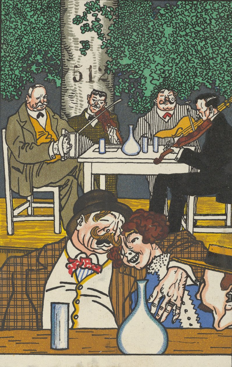 At the Heuriger by Moritz Jung