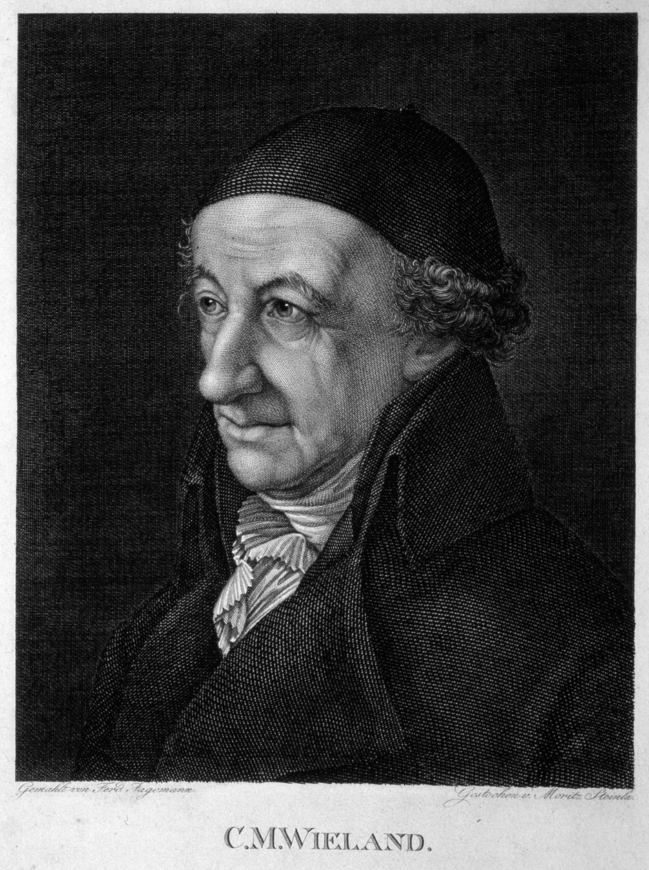 Portrait of the Poet and Writer Christoph Martin Wieland, 19th Century by Moritz Steinla