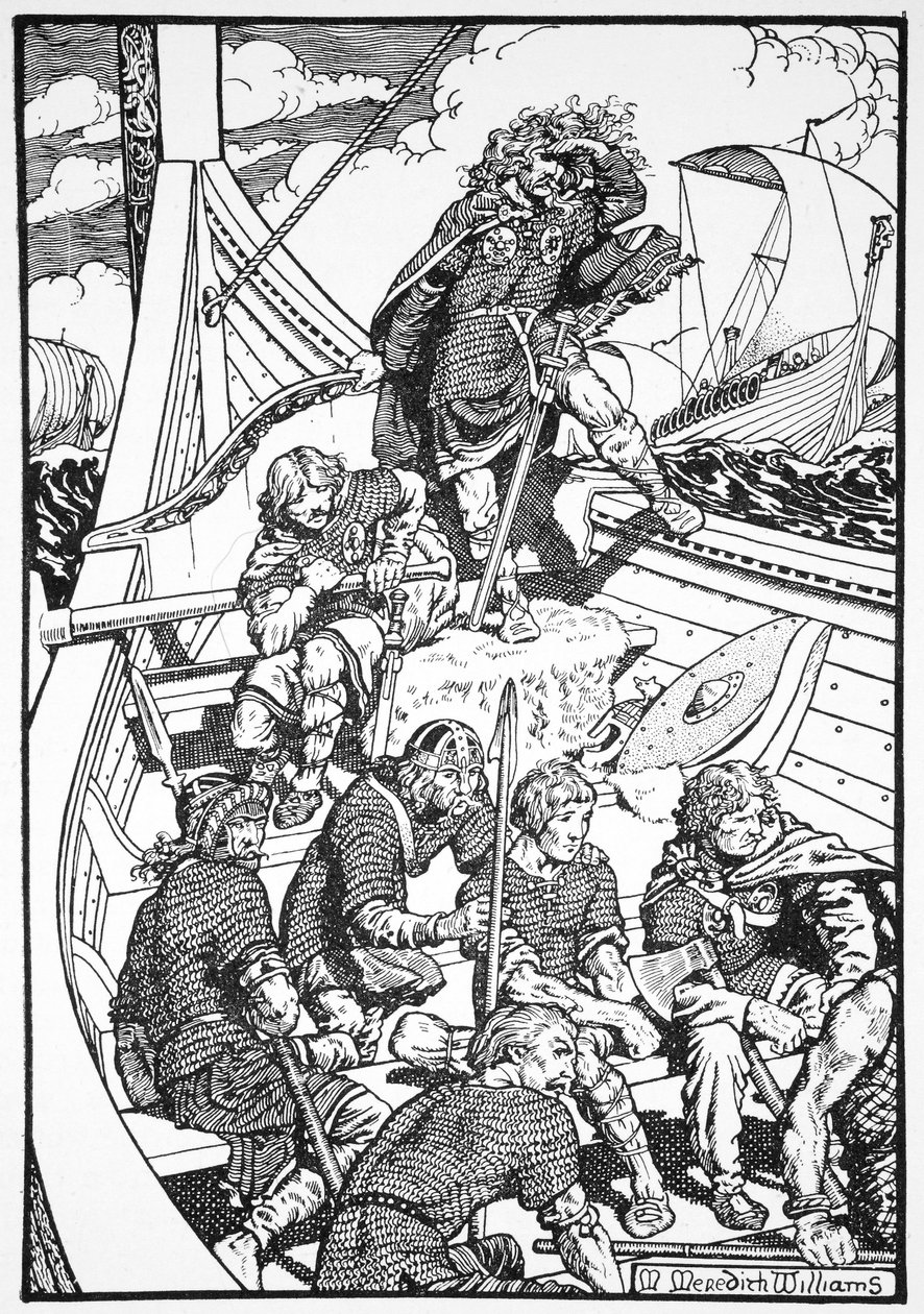 Harald Fairhair, King of Norway by Morris Meredith Williams