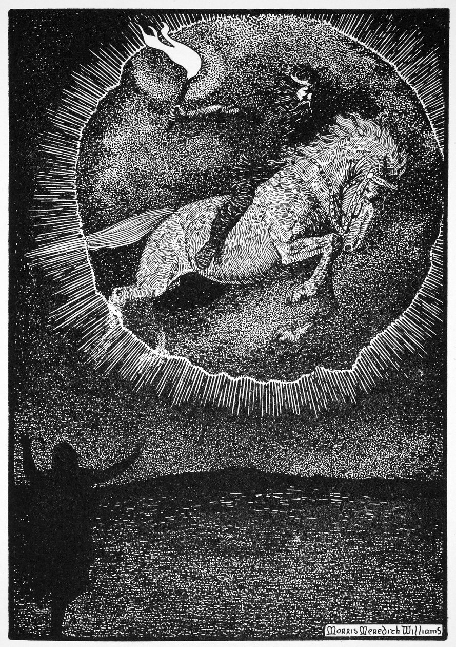 The Vision of the Man on the Grey Horse by Morris Meredith Williams