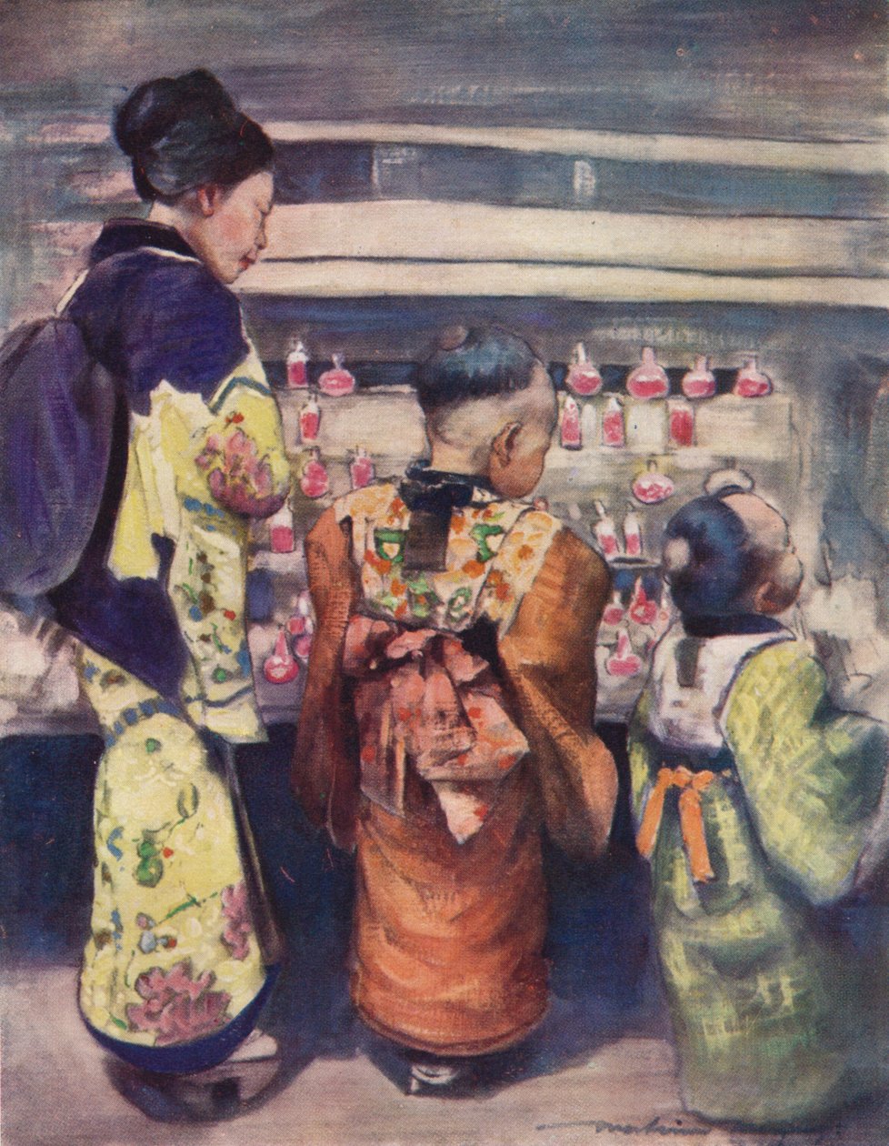 Sugar-Water Stall by Mortimer L Menpes