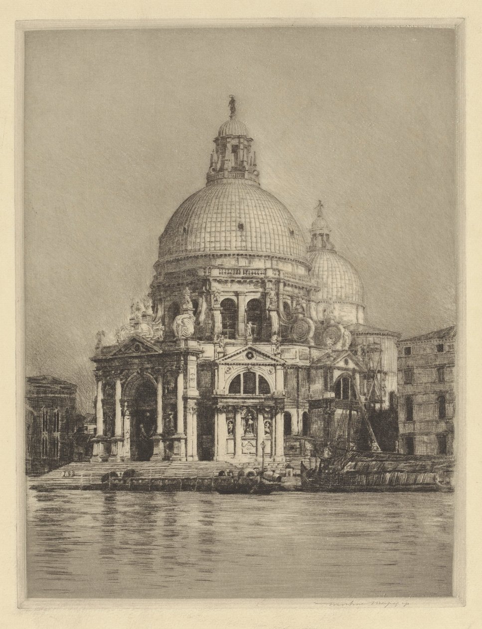 Santa Maria della Salute (2) by Mortimer Menpes