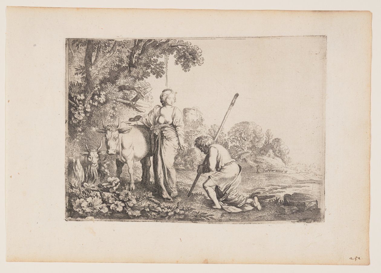 Juno Delivering Io, Plate 1 from The Story of Mercury and Argus by Moses van Uyttenbroeck
