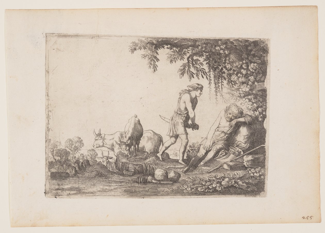 Mercury Slays Argus, from The Story of Mercury and Argus by Moses van Uyttenbroeck
