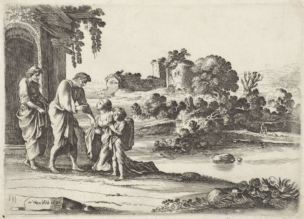 The Expulsion of Hagar by Moyses van Wtenbrouck