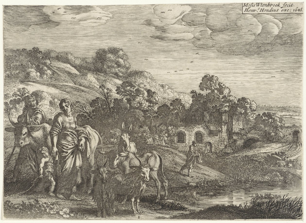 The Departure of Hagar (Het verhaal van Hagar) by Moyses van Wtenbrouck