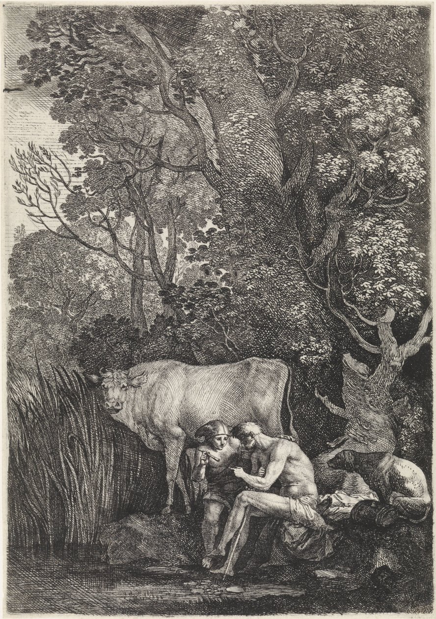 Mercury Lulls Argus to Sleep by Moyses van Wtenbrouck