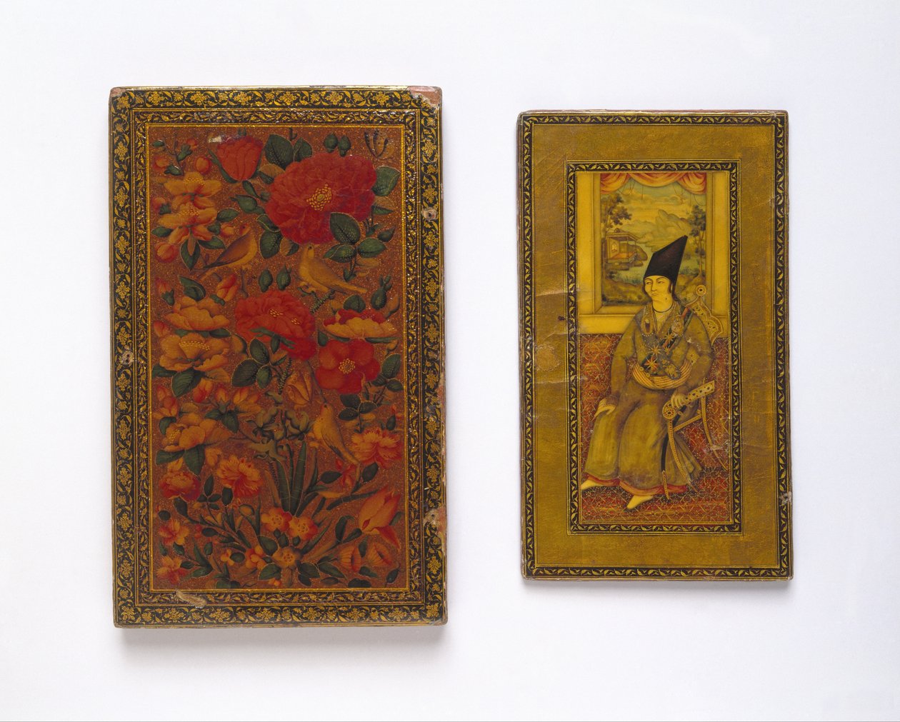 Mirror Case with Portrait of the Eunuch Manuchihr Khan Mu