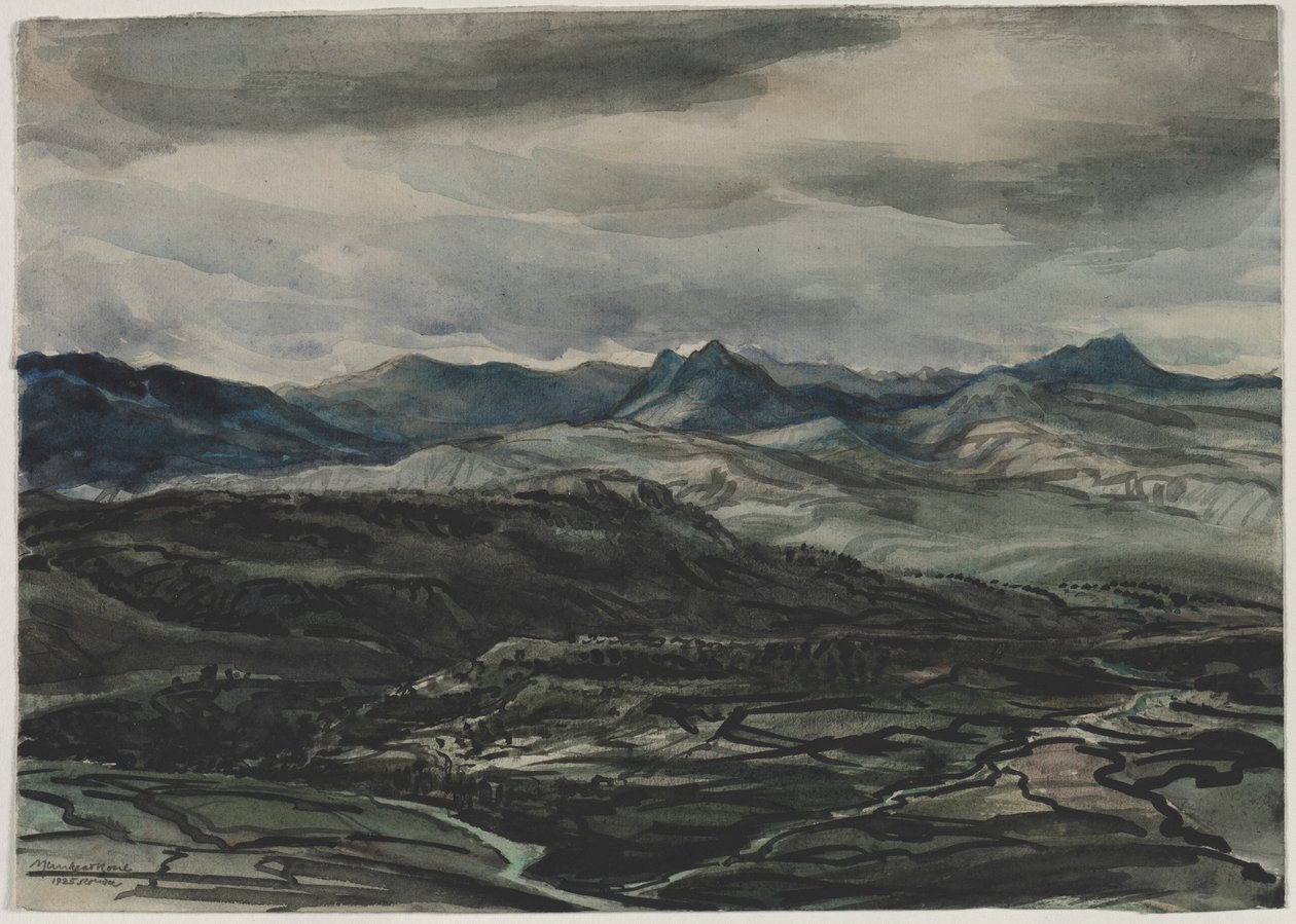 Storm Weather, Ronda, Spain by Muirhead Bone