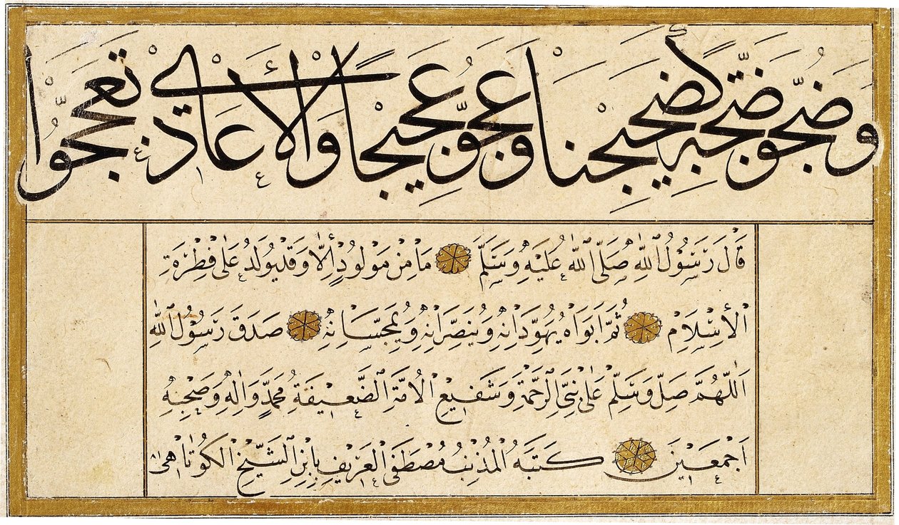 Murakka (Calligraphic Album) by Mustafa Kütahis