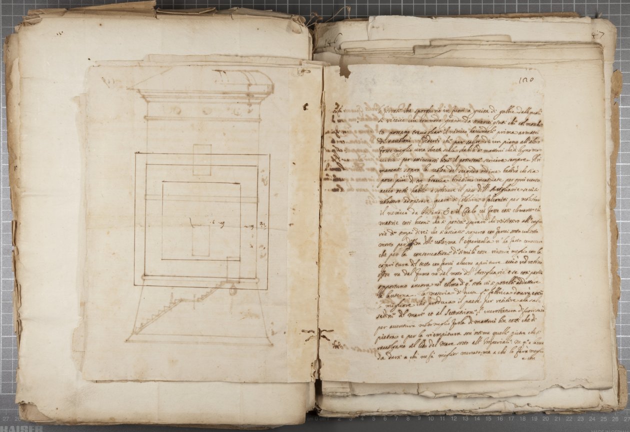 Portfolio of Drawings by Mutio Oddi of Urbino and Others, p120 by Muzio Oddi