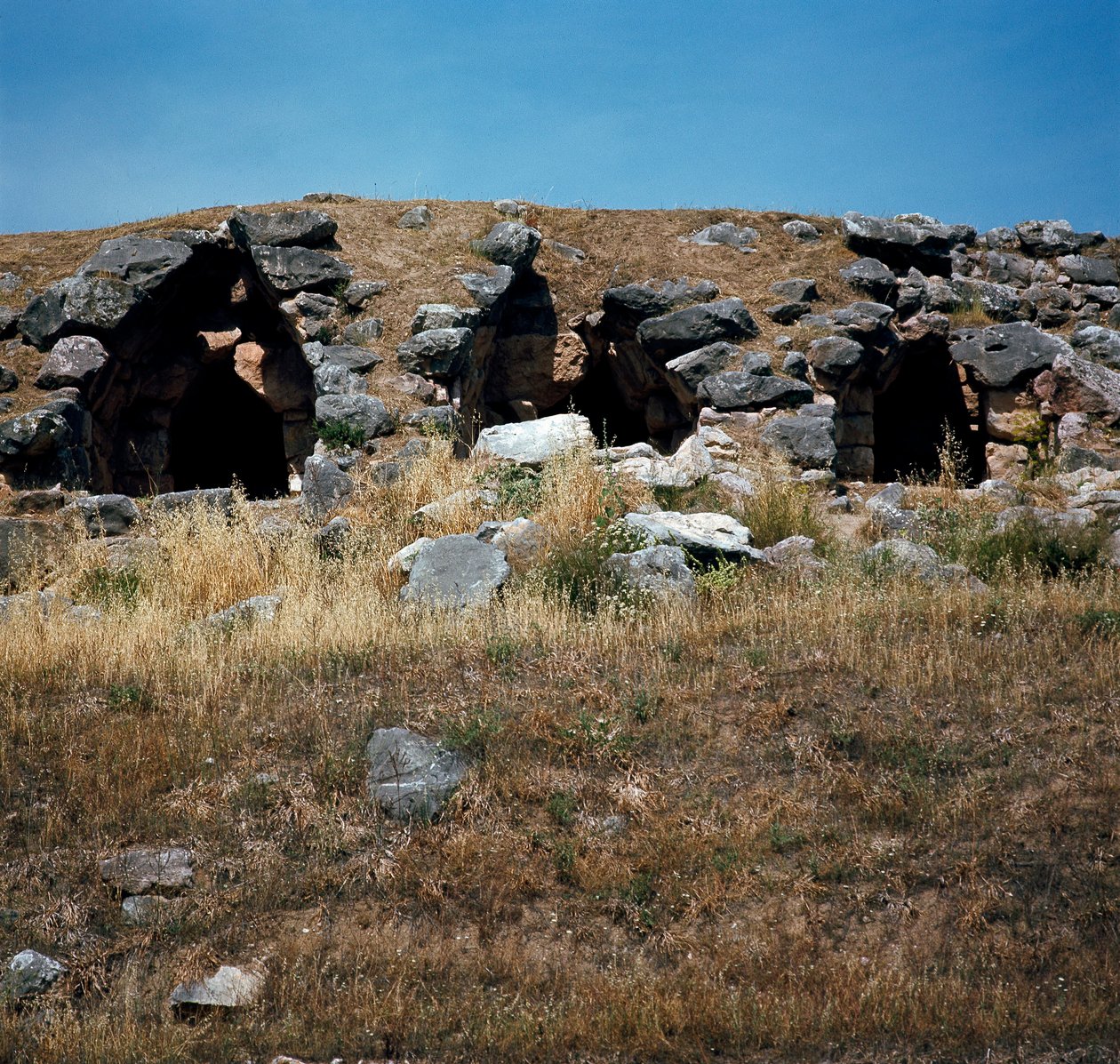Mycenaean Art: Houses Built in the Fortifications of the City of Tiryns by Mycenaean