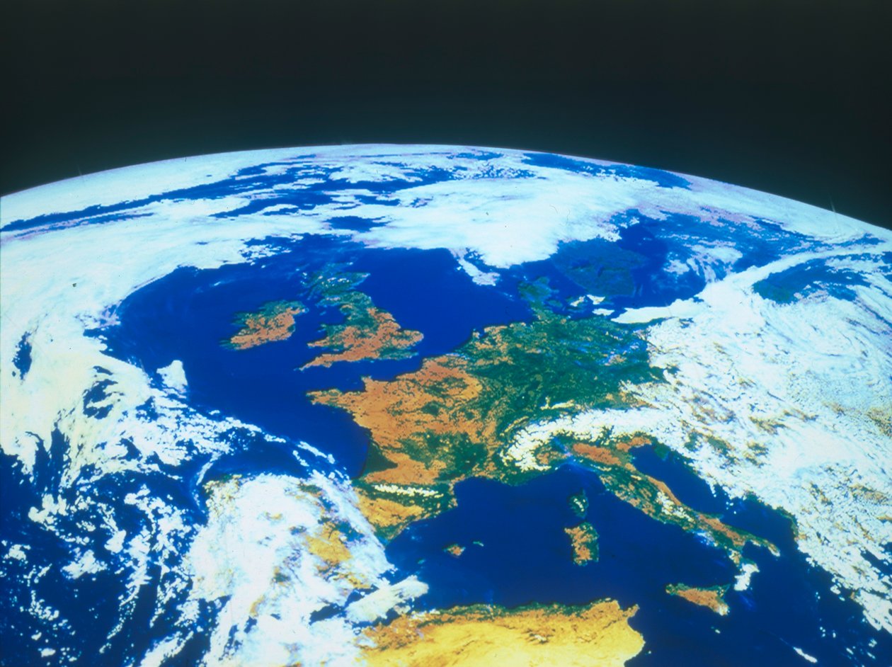 Earth from Space - Europe Seen from a Satellite, 1980s