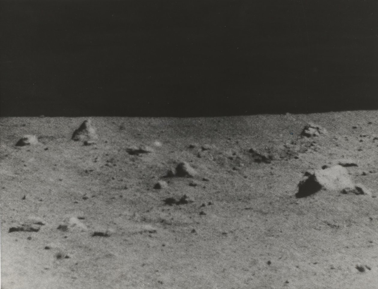 Lunar Surface Photographed by Surveyor V by NASA Images