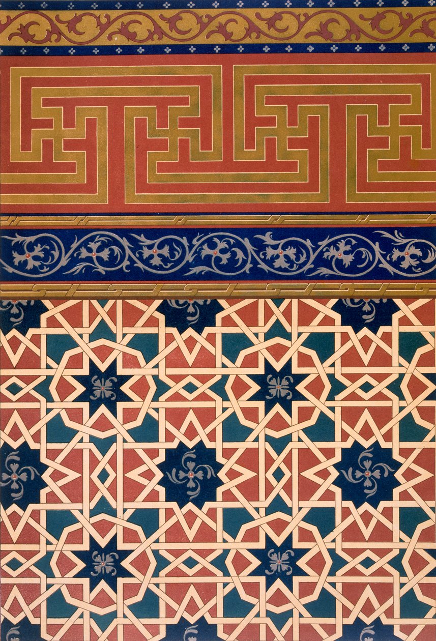 Architectural Decoration, Mosaic Work, Including Border by N. Simakoff