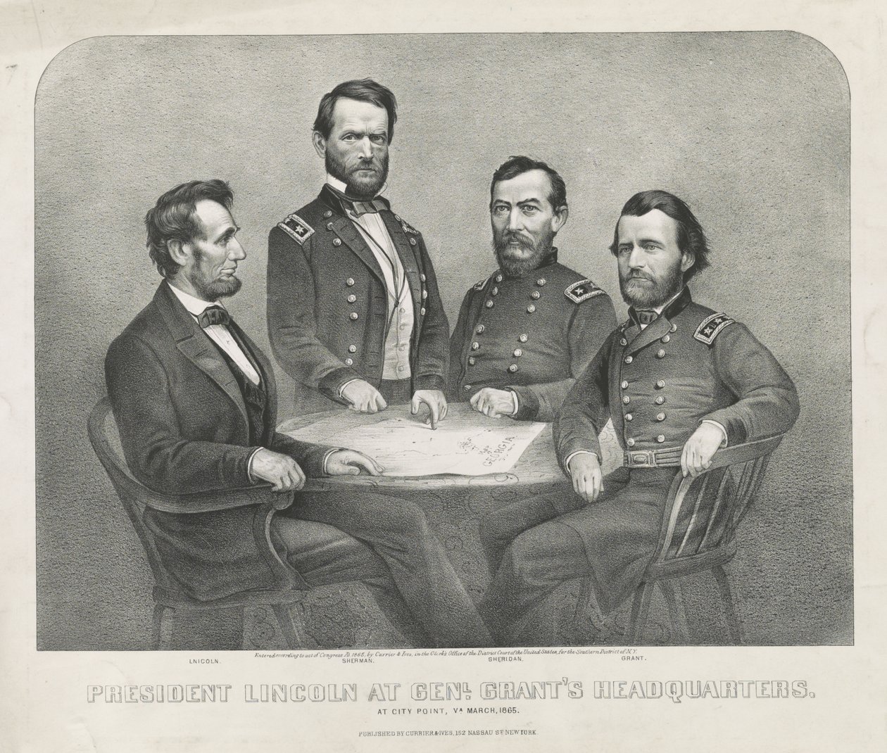 President Lincoln at General Grant