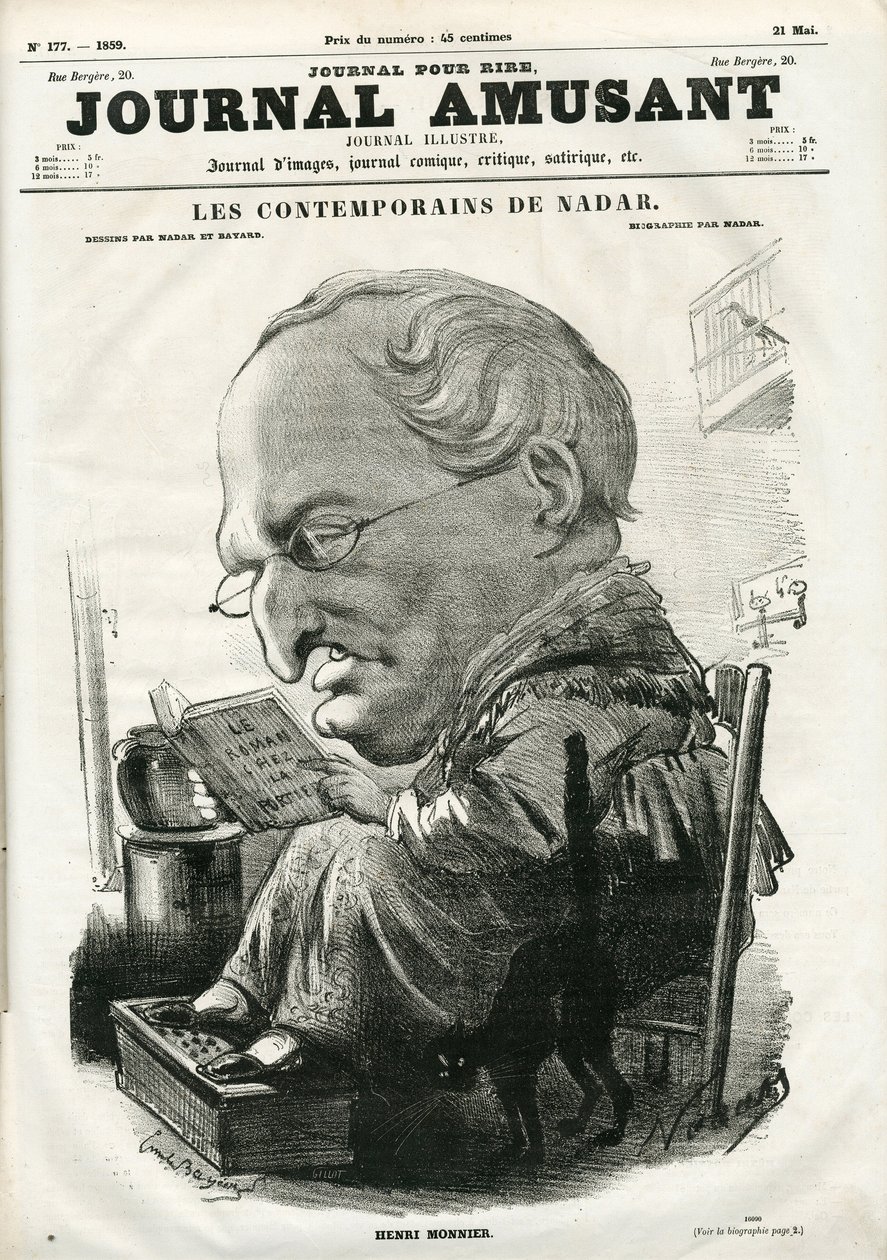 Cover of Le Journal Amusant, 05 May 1859 by Nadar