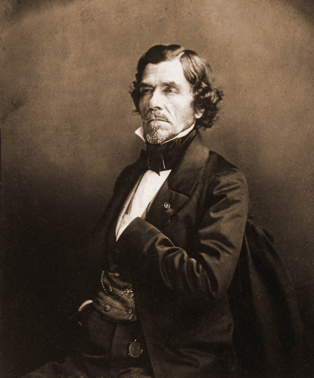 Portrait of Eugene Delacroix, painter by Nadar