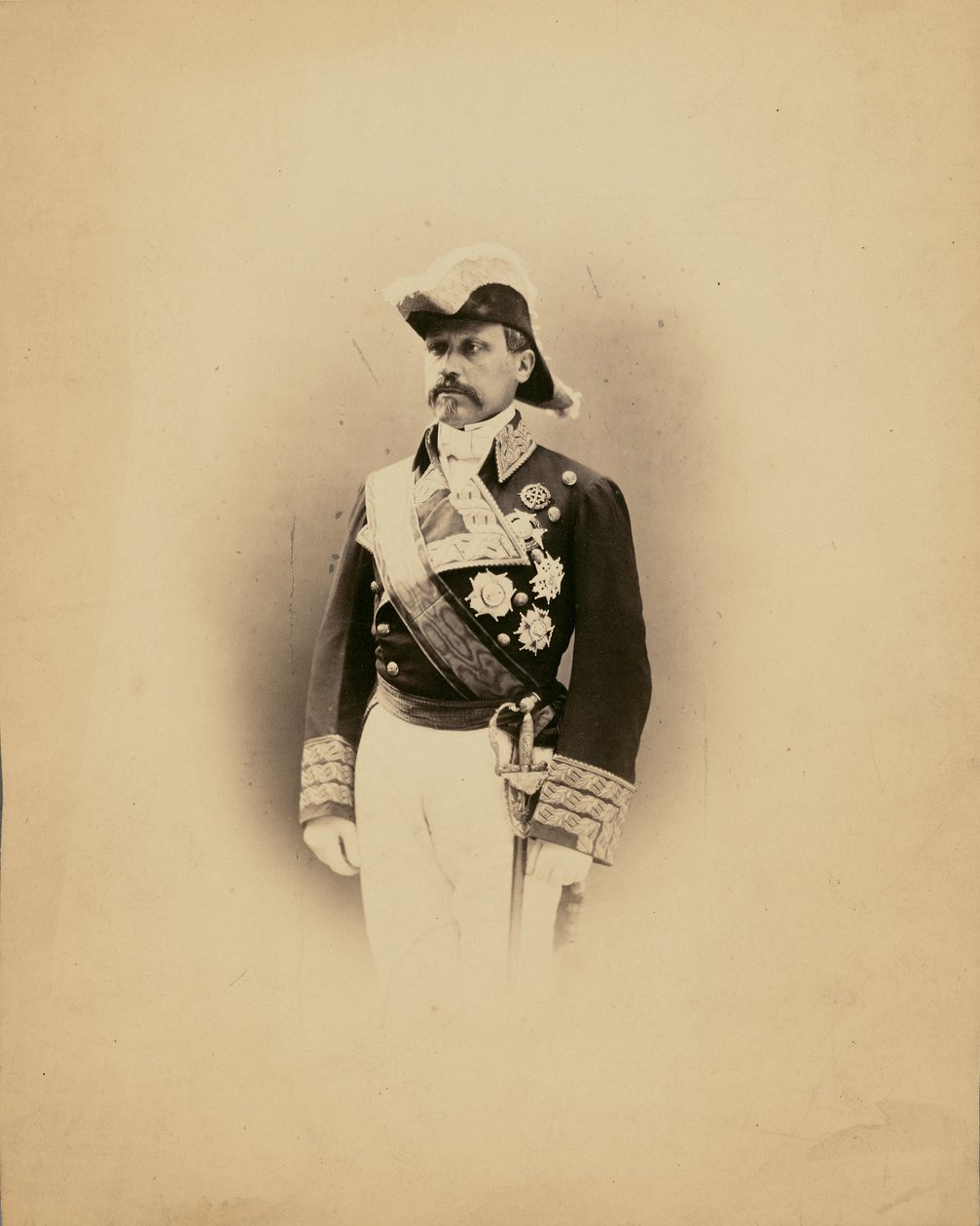 Marshal Serrano by Nadar [Gaspard Félix Tournachon]