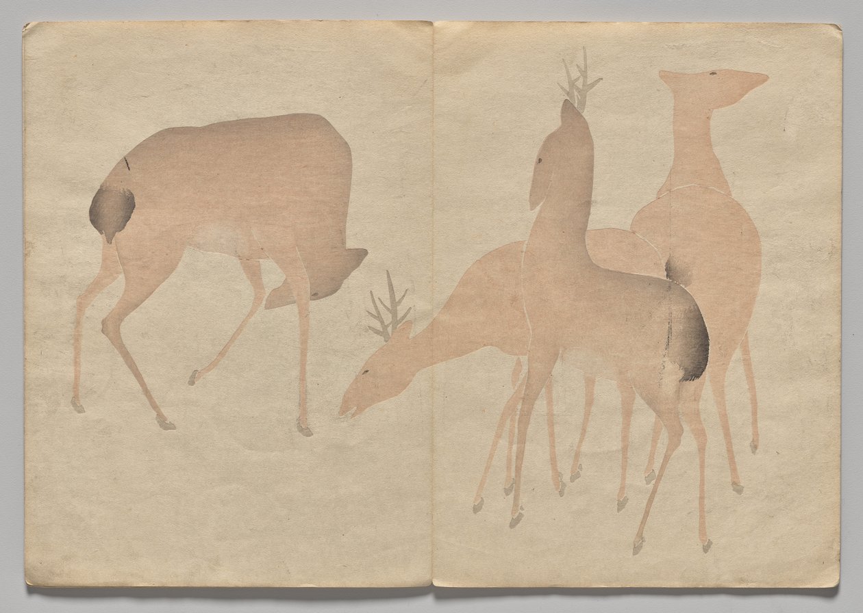Scene from The Kōrin Picture Book (Volume 1) by Nakamura Hochu