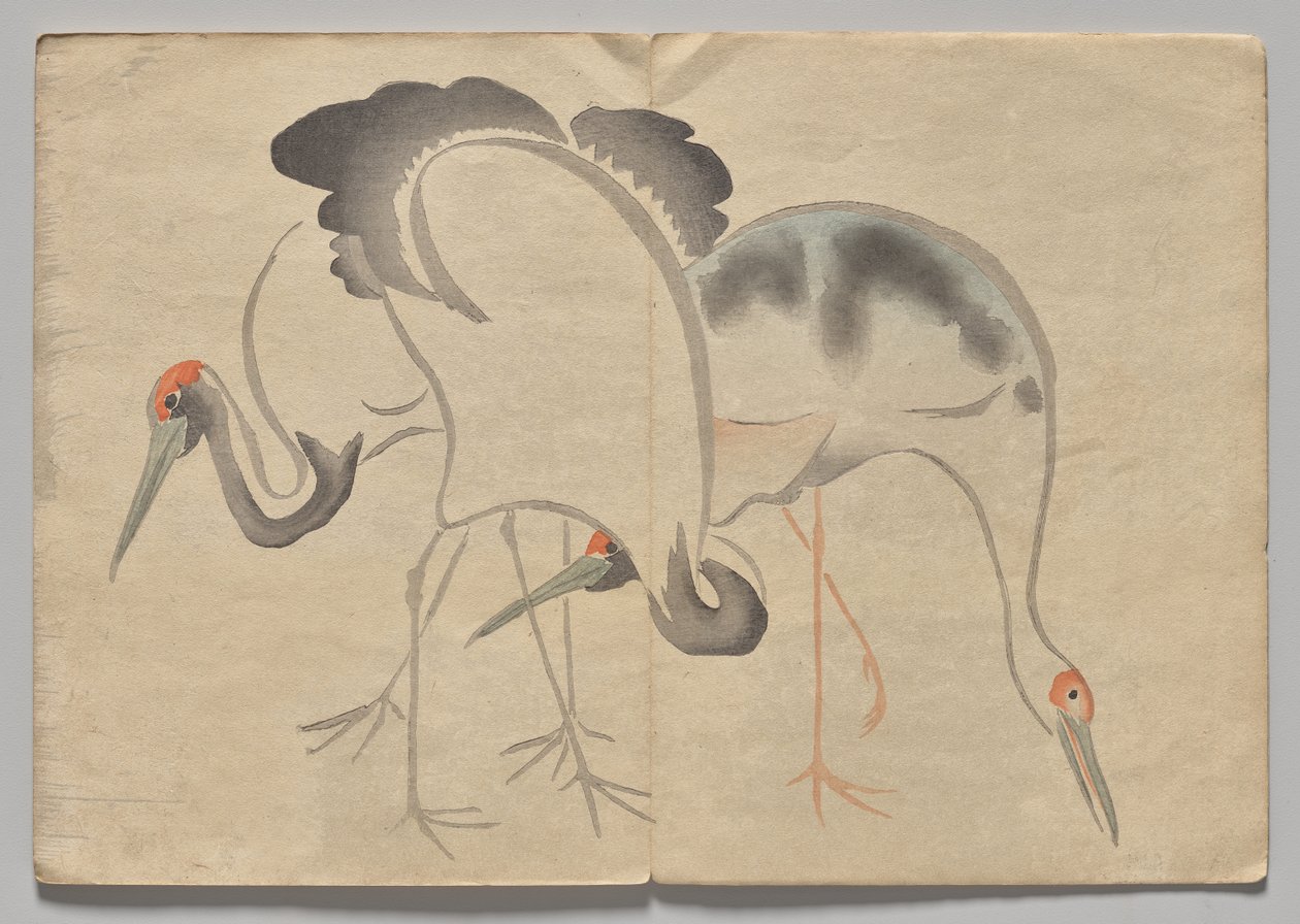 Scene from The Kōrin Picture Book (Volume 2) by Nakamura Hochu