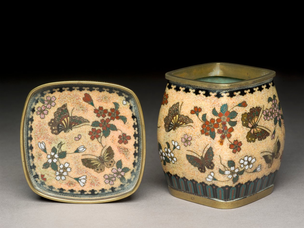 Dish and Small Jar, 