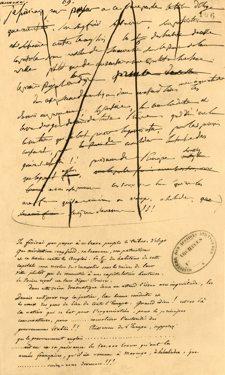 Rough Draft of Text for Inclusion in Le Moniteur Universel, 16 April 1801 by Napoleon Bonaparte I