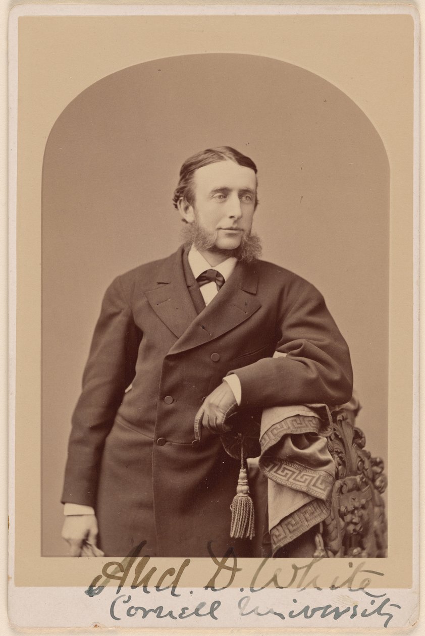 Andrew Dickson White by Napoleon Sarony